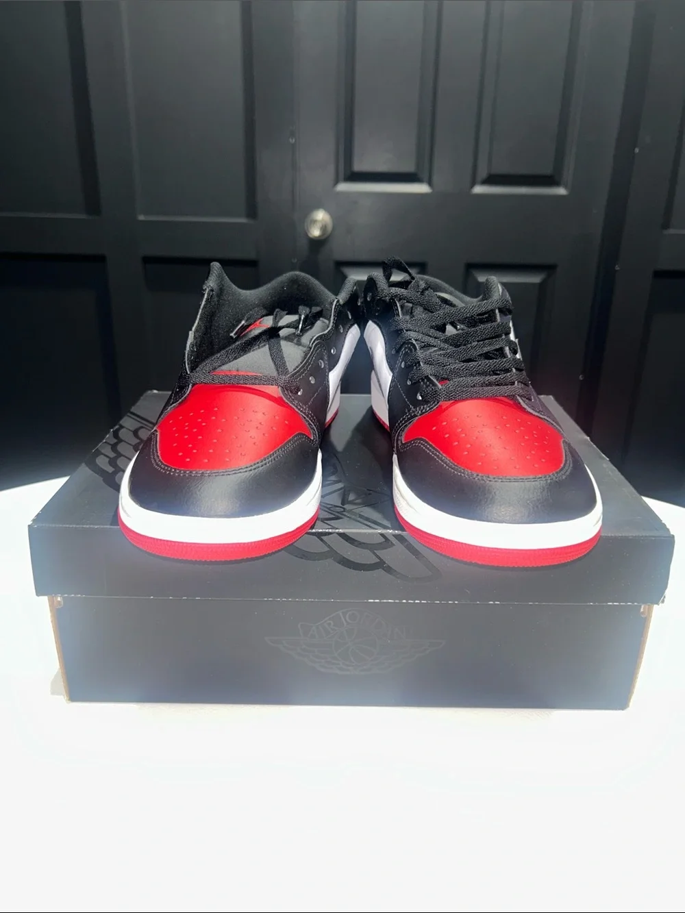Jordan 1 Low “Bred Toe 2.0” Men’s Size 11.5